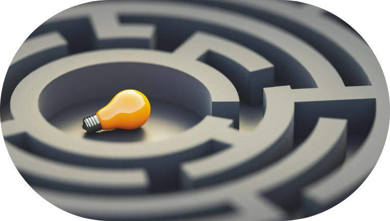 Żarówka w&nbsp;labiryncie